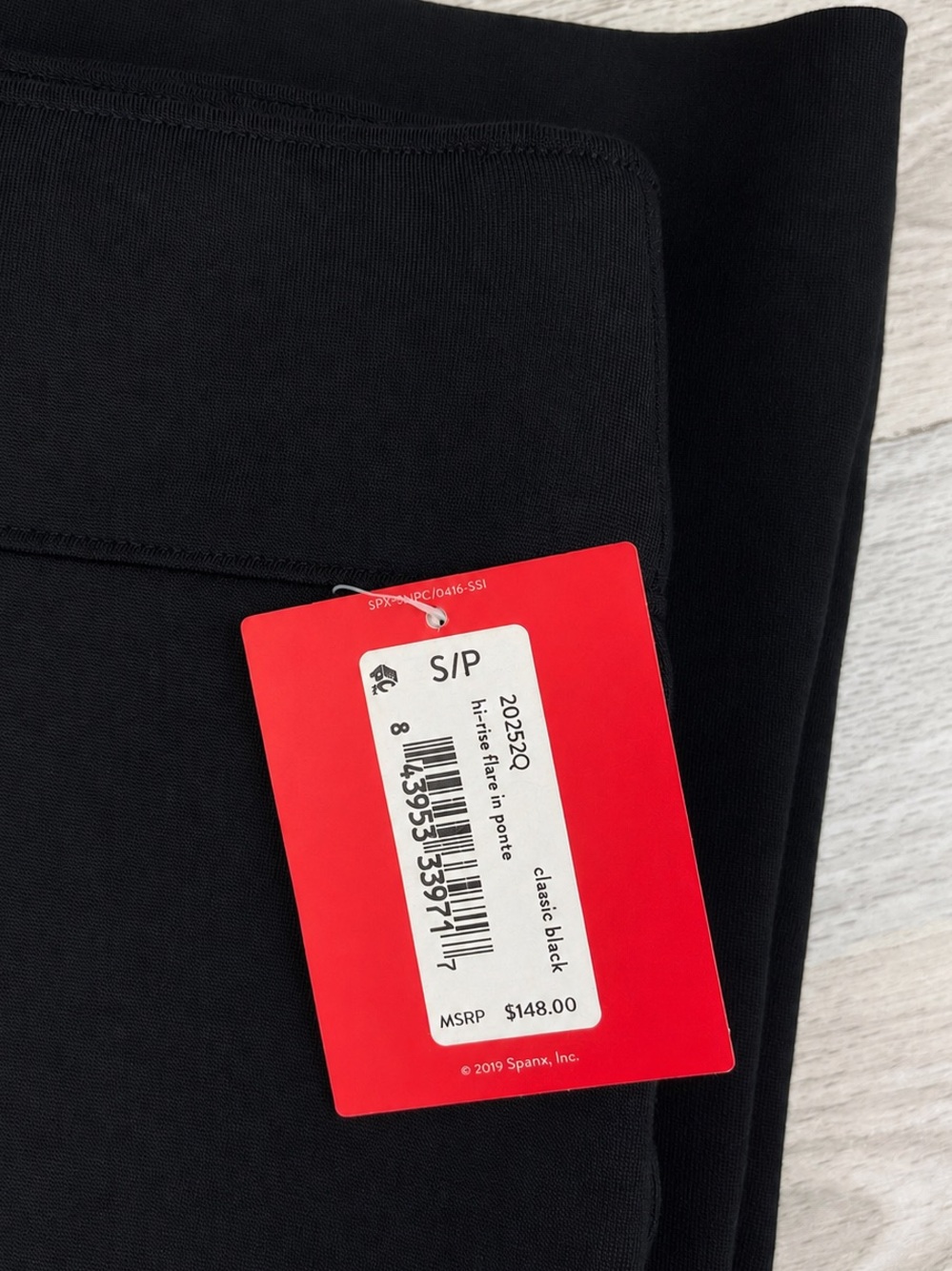 Spanx Super Smooth Perfect Fit Ponte Flare Pant Size Small Petite - Picture 16 of 16